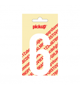 PLAKCIJFER NOBEL 90 MM WIT 6