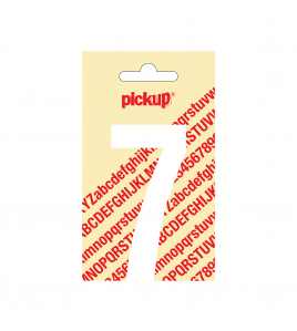 PLAKCIJFER NOBEL 90 MM WIT 7