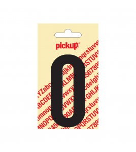 PLAKCIJFER NOBEL 90 MM ZWART 0