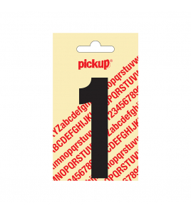 PLAKCIJFER NOBEL 90 MM ZWART 1