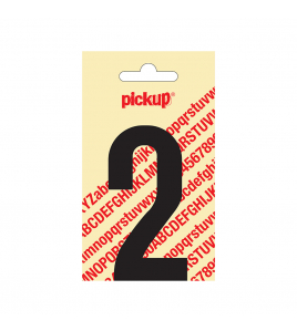 PLAKCIJFER NOBEL 90 MM ZWART 2