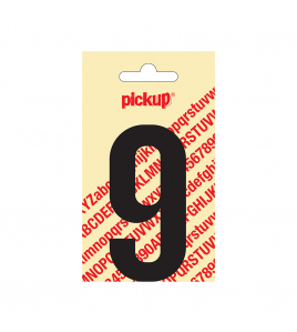 PLAKCIJFER NOBEL 90 MM ZWART 9