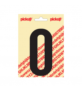 PLAKCIJFER NOBEL 120MM ZWART 0