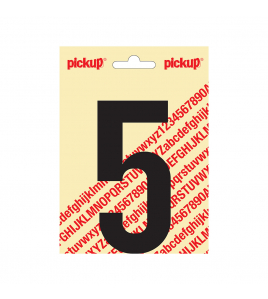 PLAKCIJFER NOBEL 120MM ZWART 5