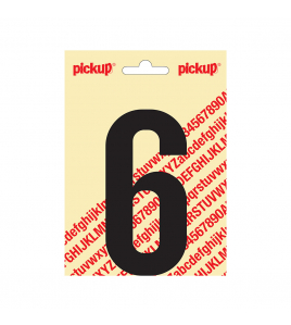 PLAKCIJFER NOBEL 120MM ZWART 6