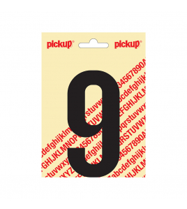 PLAKCIJFER NOBEL 120MM ZWART 9