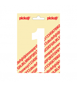 PLAKCIJFER NOBEL 120MM WIT 1