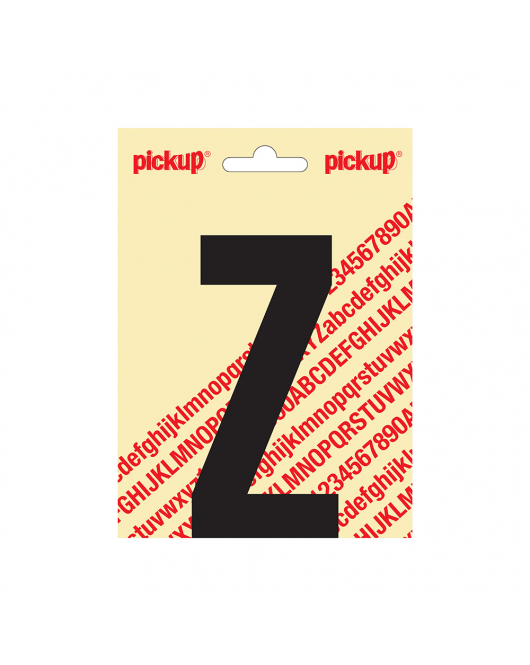 PLAKLETTER NOBEL 120MM ZWART Z