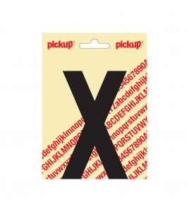 PLAKLETTER NOBEL 120MM ZWART X