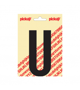 PLAKLETTER NOBEL 120MM ZWART U