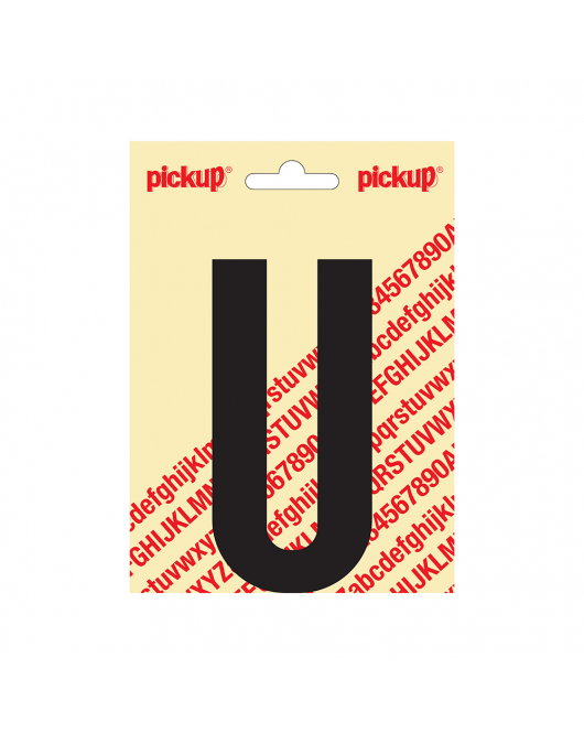 PLAKLETTER NOBEL 120MM ZWART U