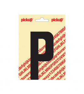 PLAKLETTER NOBEL 120MM ZWART P