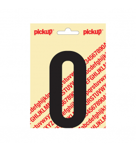 PLAKLETTER NOBEL 120MM ZWART O