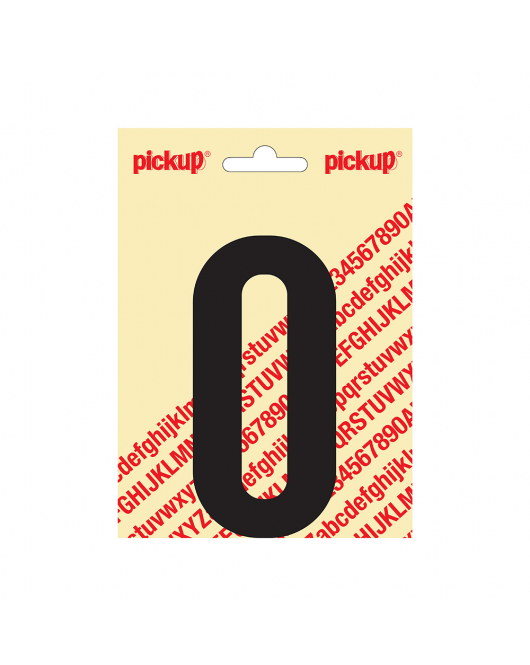 PLAKLETTER NOBEL 120MM ZWART O