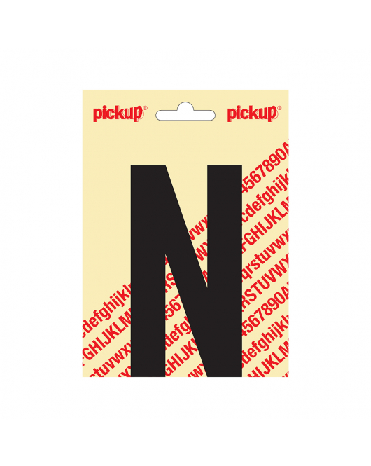 PLAKLETTER NOBEL 120MM ZWART N