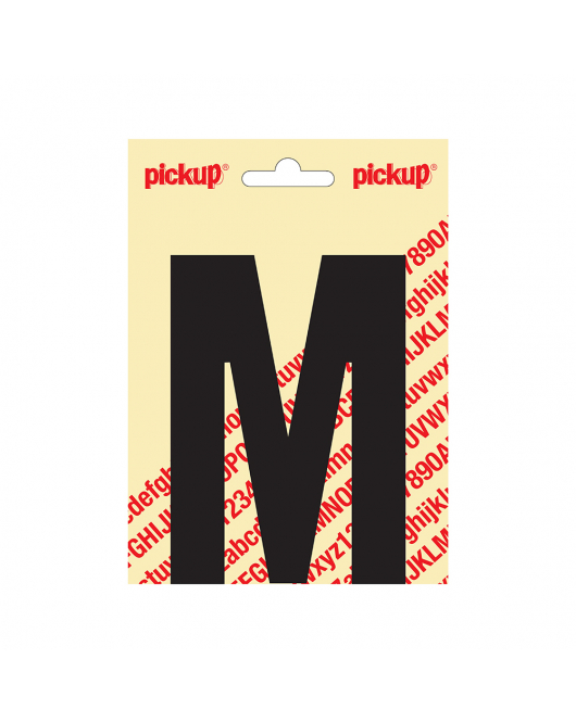 PLAKLETTER NOBEL 120MM ZWART M