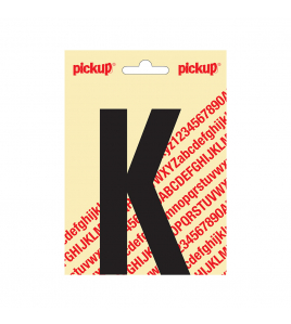 PLAKLETTER NOBEL 120MM ZWART K