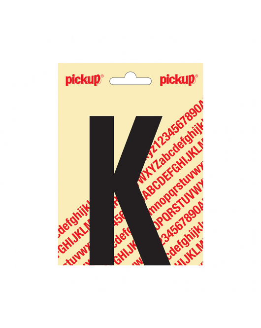 PLAKLETTER NOBEL 120MM ZWART K