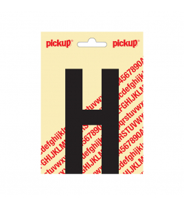 PLAKLETTER NOBEL 120MM ZWART H