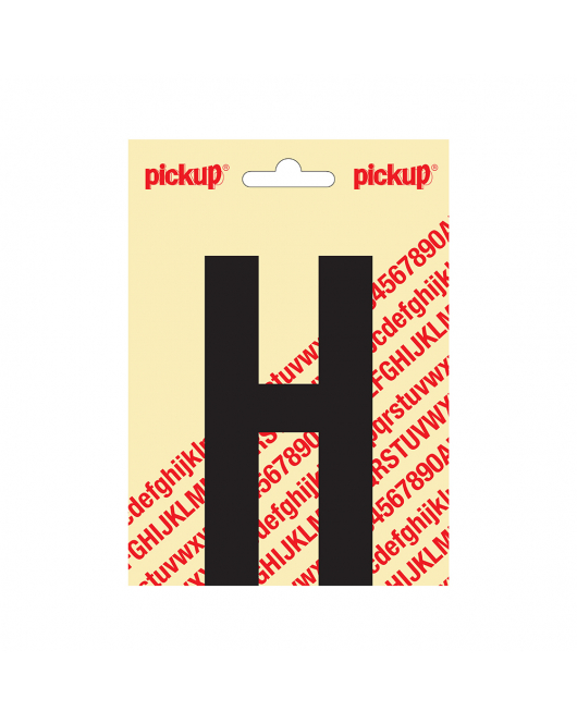 PLAKLETTER NOBEL 120MM ZWART H