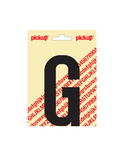 PLAKLETTER NOBEL 120MM ZWART G