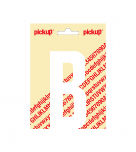 PLAKLETTER NOBEL 120MM WIT B