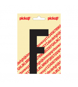 PLAKLETTER NOBEL 120MM ZWART F