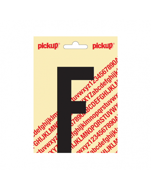 PLAKLETTER NOBEL 120MM ZWART F