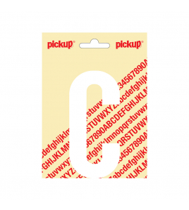 PLAKLETTER NOBEL 120MM WIT C