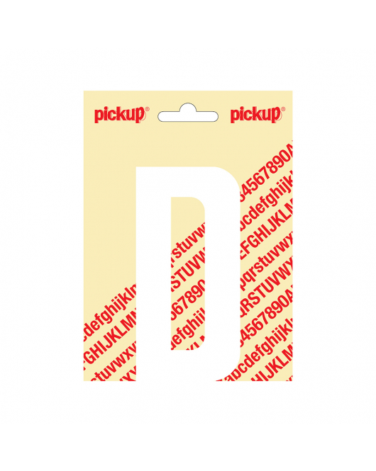 PLAKLETTER NOBEL 120MM WIT D