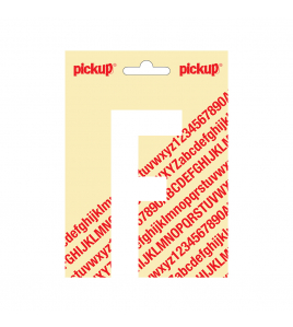 PLAKLETTER NOBEL 120MM WIT F