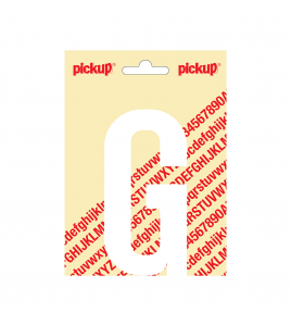 PLAKLETTER NOBEL 120MM WIT G