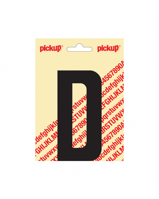 PLAKLETTER NOBEL 120MM ZWART D