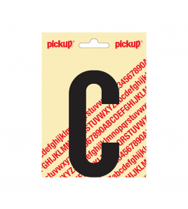 PLAKLETTER NOBEL 120MM ZWART C