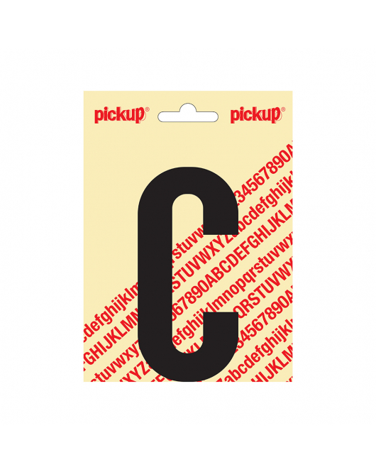 PLAKLETTER NOBEL 120MM ZWART C