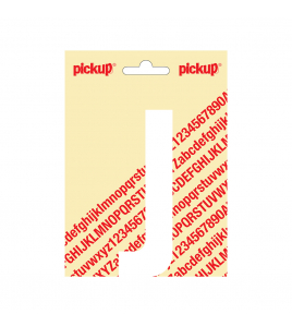 PLAKLETTER NOBEL 120MM WIT J