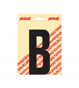 PLAKLETTER NOBEL 120MM ZWART B