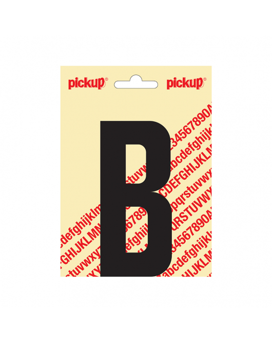 PLAKLETTER NOBEL 120MM ZWART B