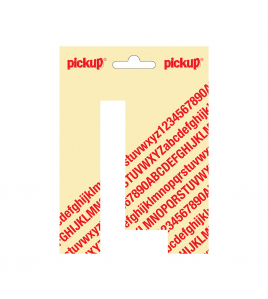 PLAKLETTER NOBEL 120MM WIT L