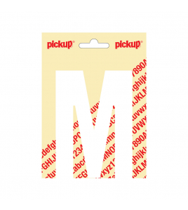 PLAKLETTER NOBEL 120MM WIT M