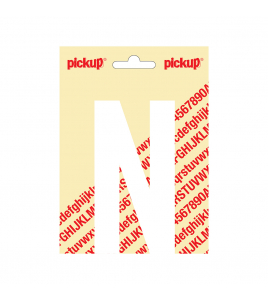 PLAKLETTER NOBEL 120MM WIT N