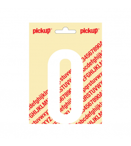 PLAKLETTER NOBEL 120MM WIT O