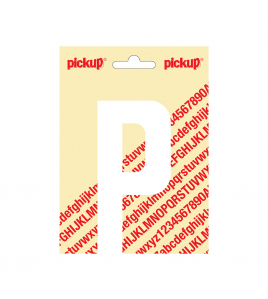 PLAKLETTER NOBEL 120MM WIT P