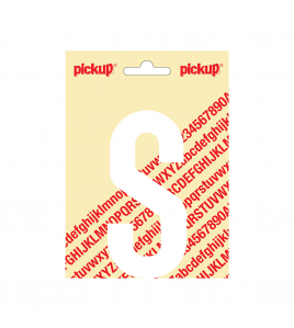 PLAKLETTER NOBEL 120MM WIT S