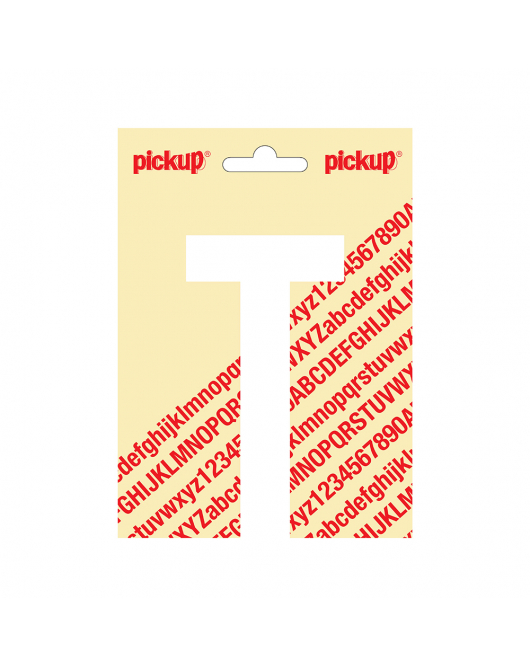 PLAKLETTER NOBEL 120MM WIT T