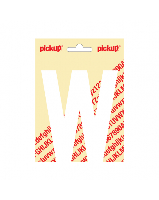 PLAKLETTER NOBEL 120MM WIT W