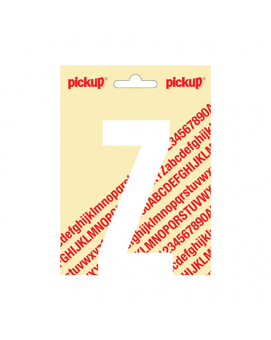PLAKLETTER NOBEL 120MM WIT Z