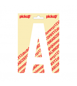 PLAKLETTER NOBEL 150 MM WIT A