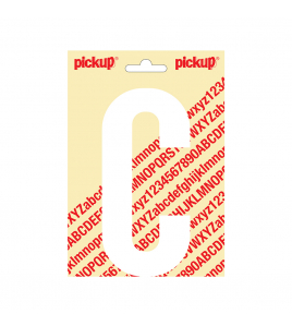 PLAKLETTER NOBEL 150MM WIT C