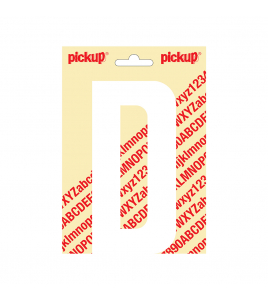 PLAKLETTER NOBEL 150MM WIT D